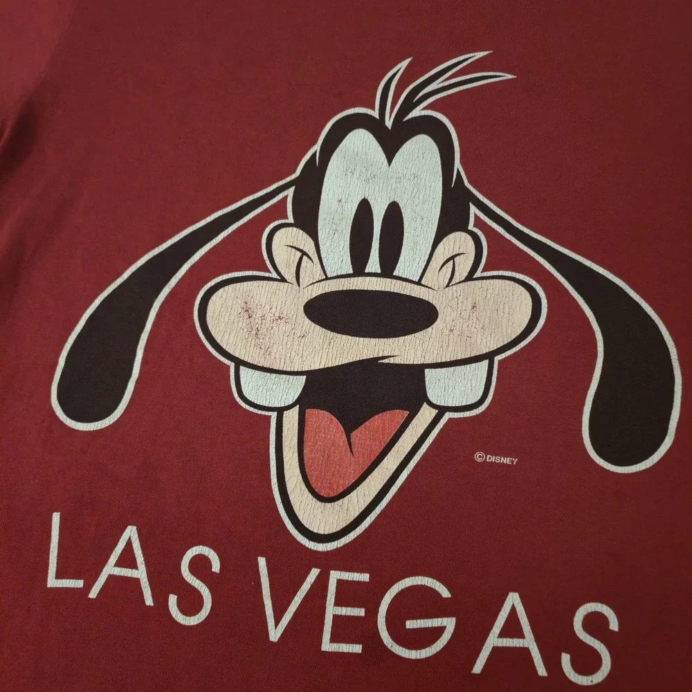Vintage 90s Walt Disney Goofy Big Face Head Shirt Mens M Cartoon RARE Florida - Picture 2 of 9